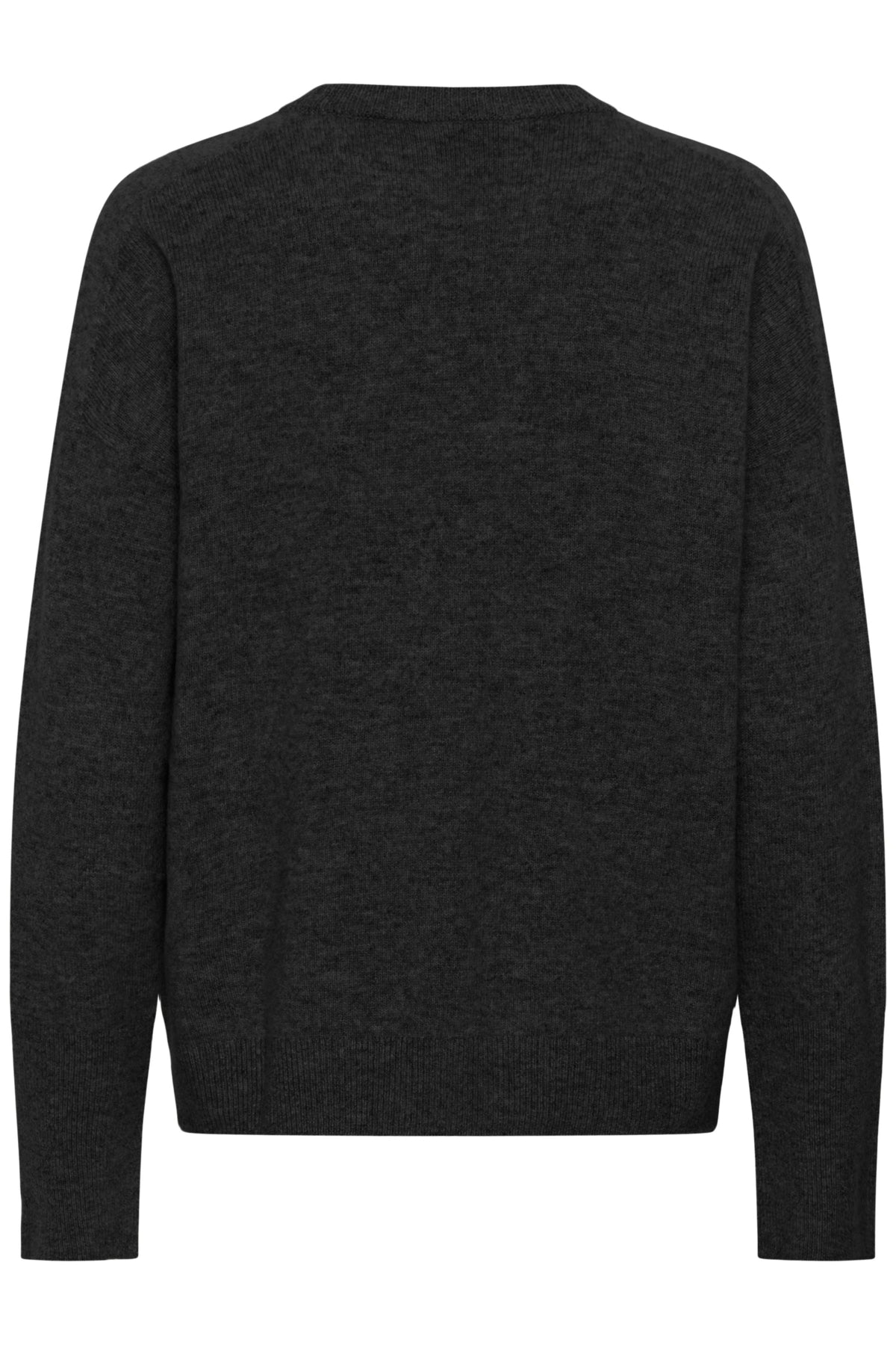 11 THE KNIT CREWNECK Dark Grey Melange - 100379 - 10705549