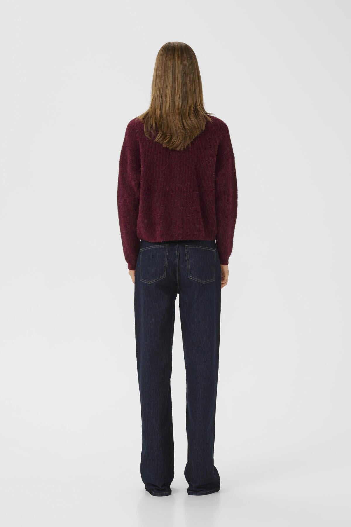 AlphaGZ kort kofta Blood Red mélange - 10906463
