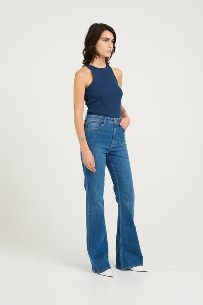 RivyGZ HW flared jeans NOOS L.A. Blue - 10907704 Thumbnail