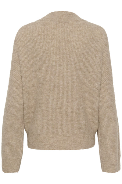 AlphaGZ V-neck NOOS Warm Sand Melange - 10909332 Thumbnail