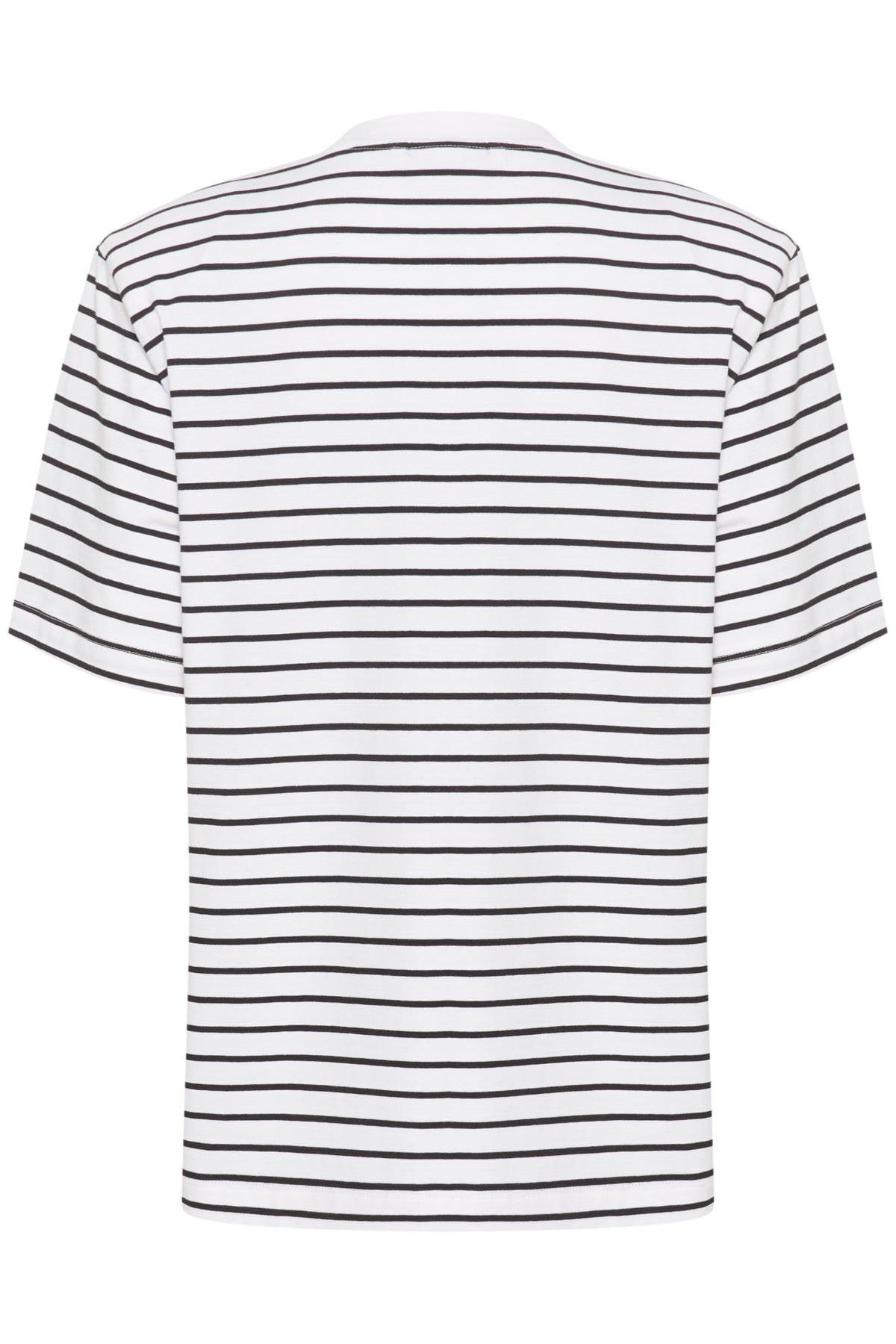 SamurillyGZ randig t-shirt Vit svart rand - 10909343
