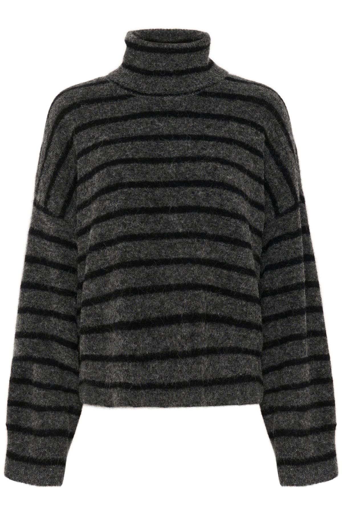 AlphaGZ polotröja randig NOOS Charcoal Black randig - 10909345
