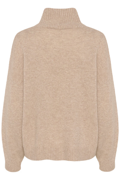 CasiaGZ polotröja NOO Light Weight Beige Melange - 10909851 Thumbnail