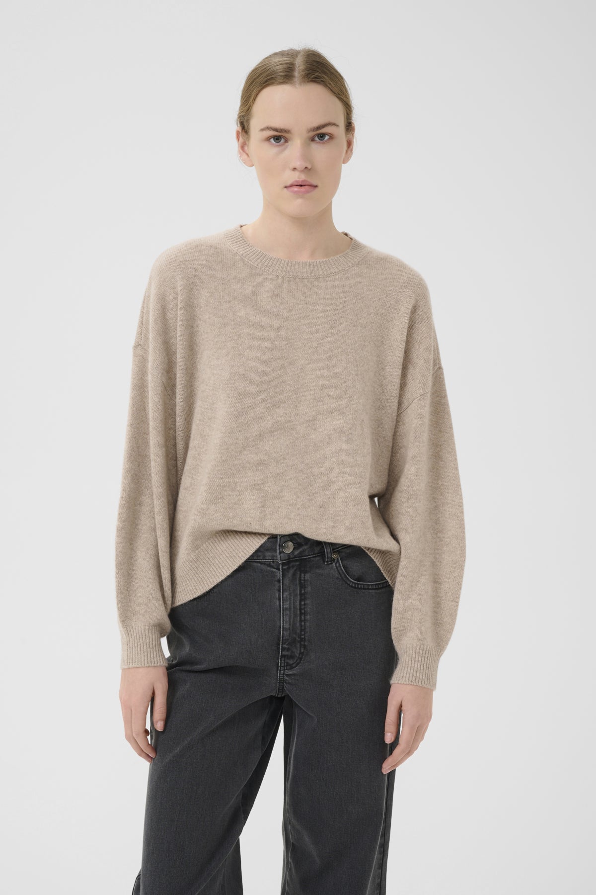 CasiaGZ pullover NOOS Light Weight Beige Melange
