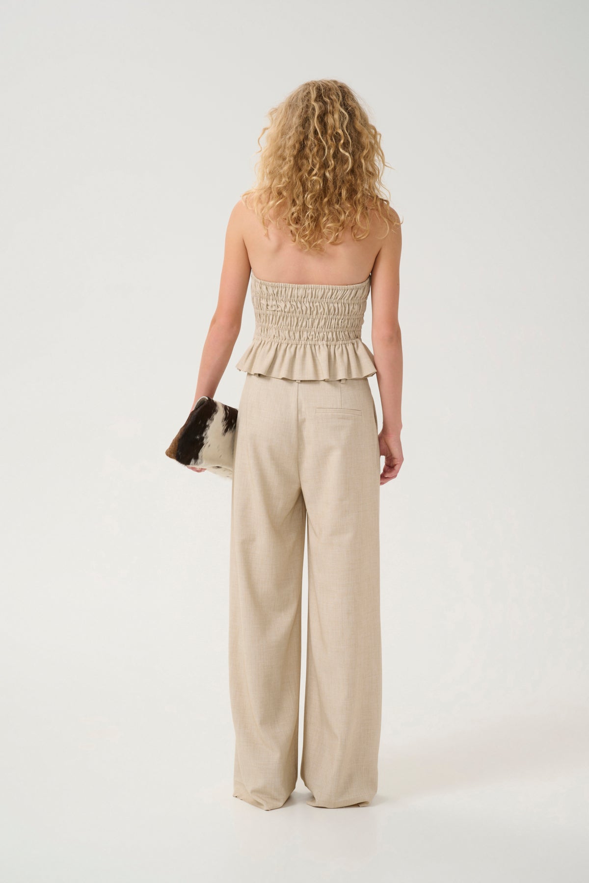 GZdecy MW pants Light Sand Melange - 10909871