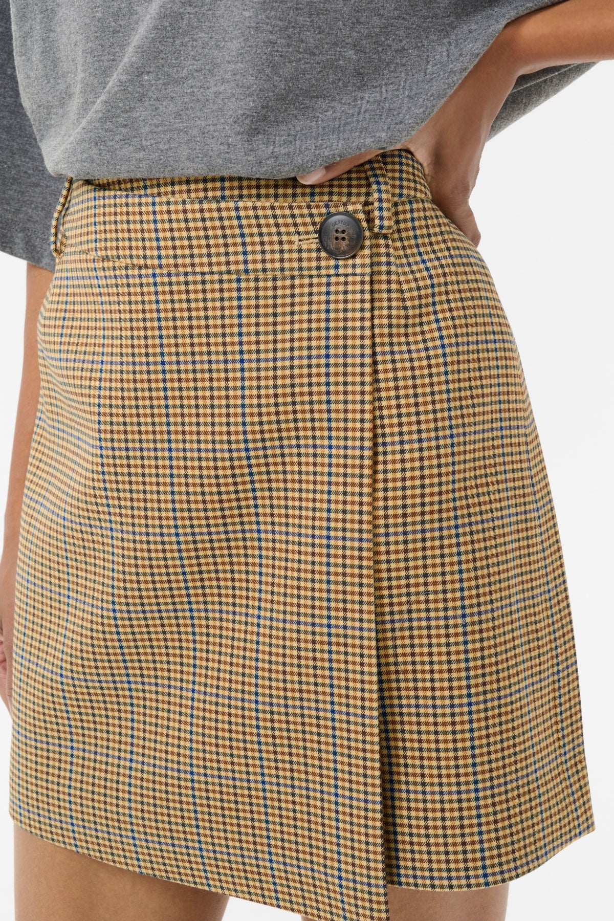 GZcorina MW skirt Flerfärgad rutig - 10909907