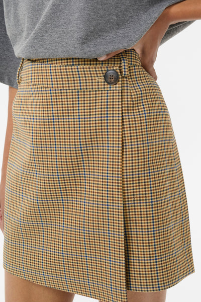 GZcorina MW skirt Flerfärgad rutig - 10909907 Thumbnail