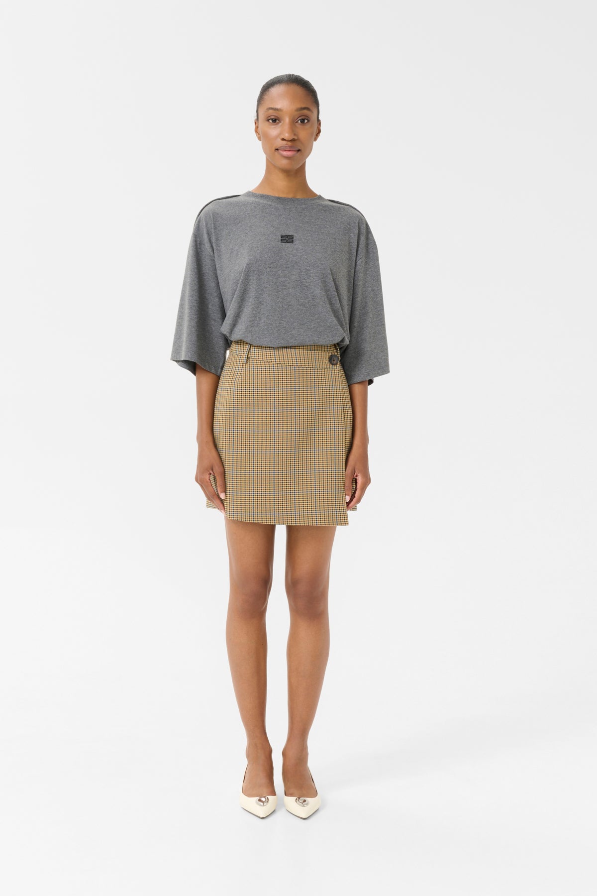 GZcorina MW skirt Flerfärgad rutig - 10909907