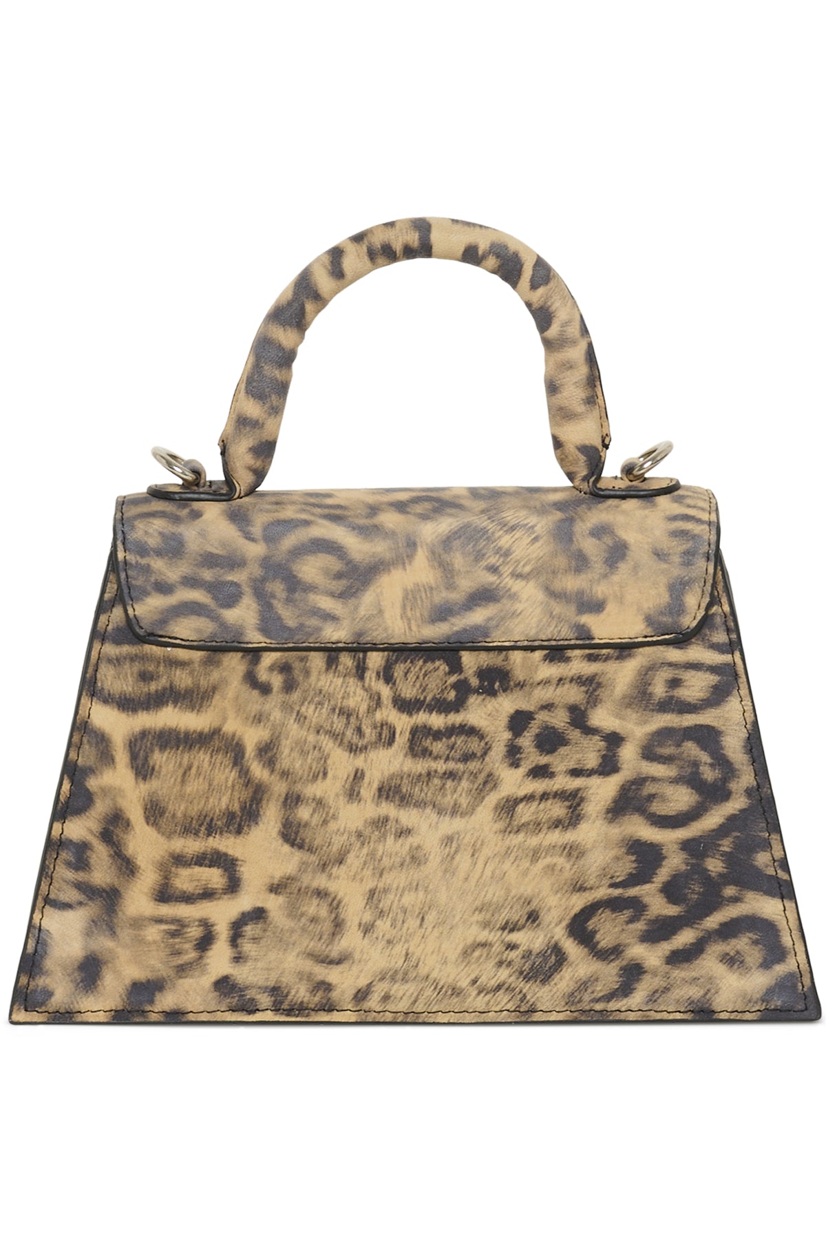 GZharvey P-väska läder med leopardmönster - 10909933