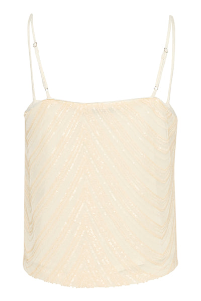 GZglira top Butter Yellow paljetter - 10909954 Thumbnail