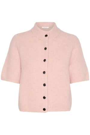 AlphaGZ ss kort kofta Rose grey melange - 10910034