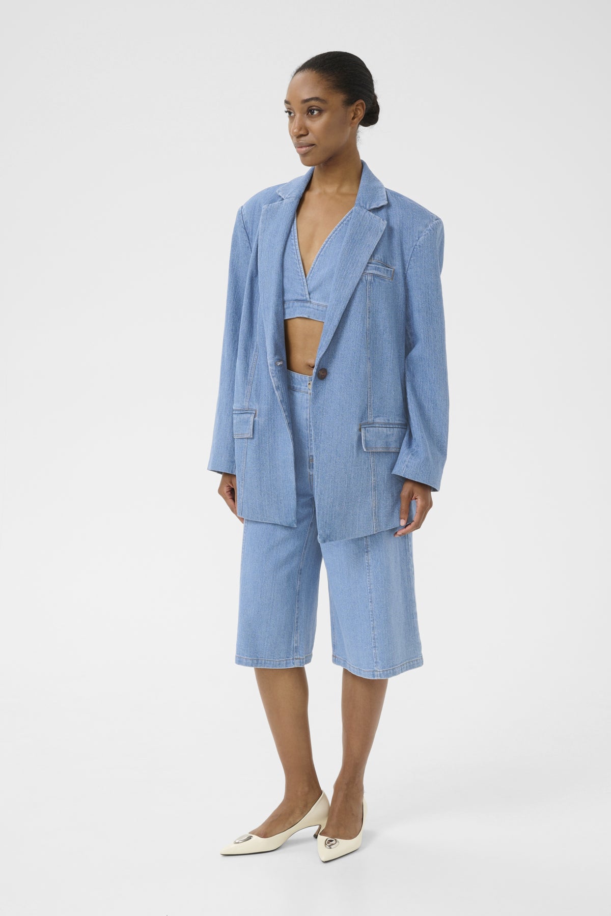GZfibi OZ blazer Mid blue washed - 10910056