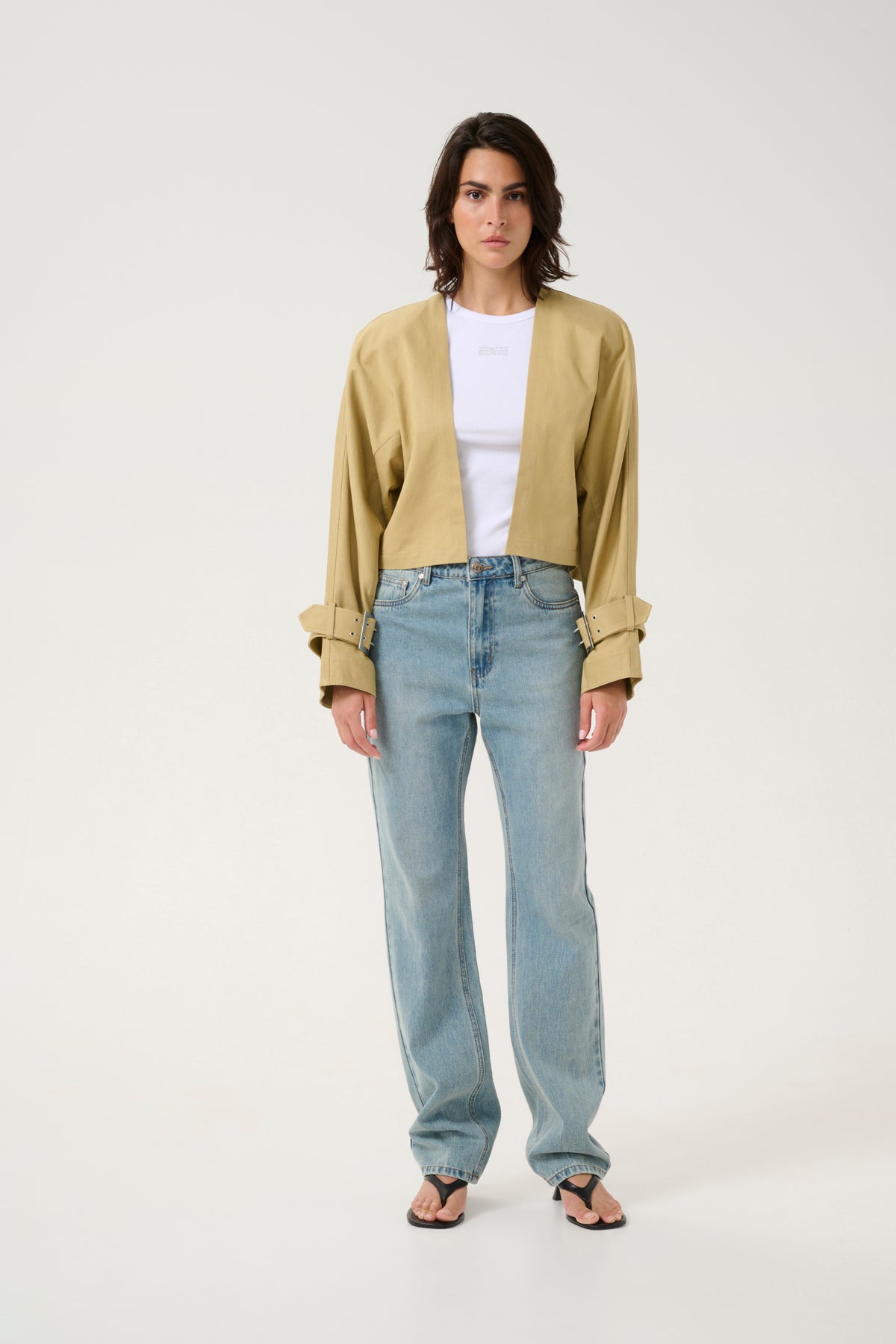 GZsouri trenchcoat Mörkgul/beige - 10910076
