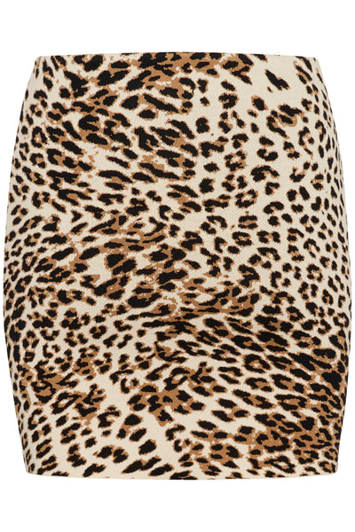 GZleora kjol light leopard Thumbnail