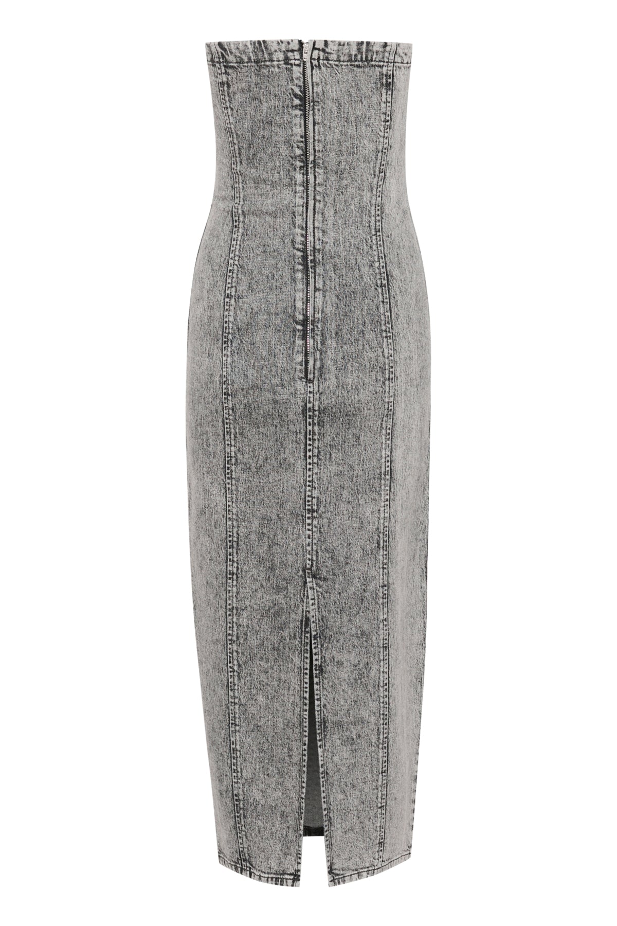 GZzauma SL lång klänning Vintage grey wash