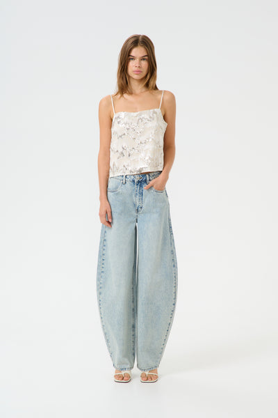 GZasher HW barrel jeans MID ACID WASH - 10910182 Thumbnail