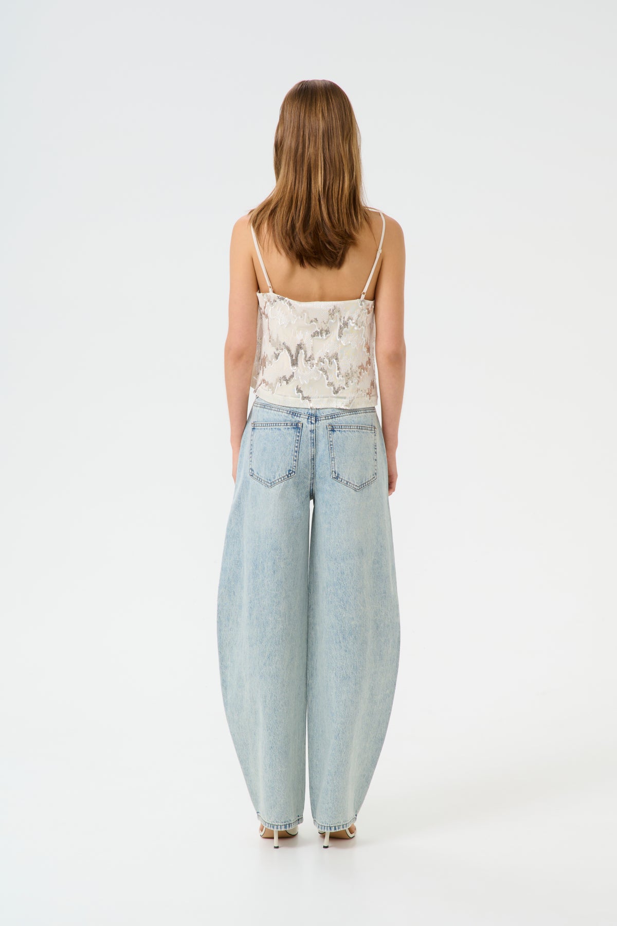 GZasher HW barrel jeans MID ACID WASH - 10910182
