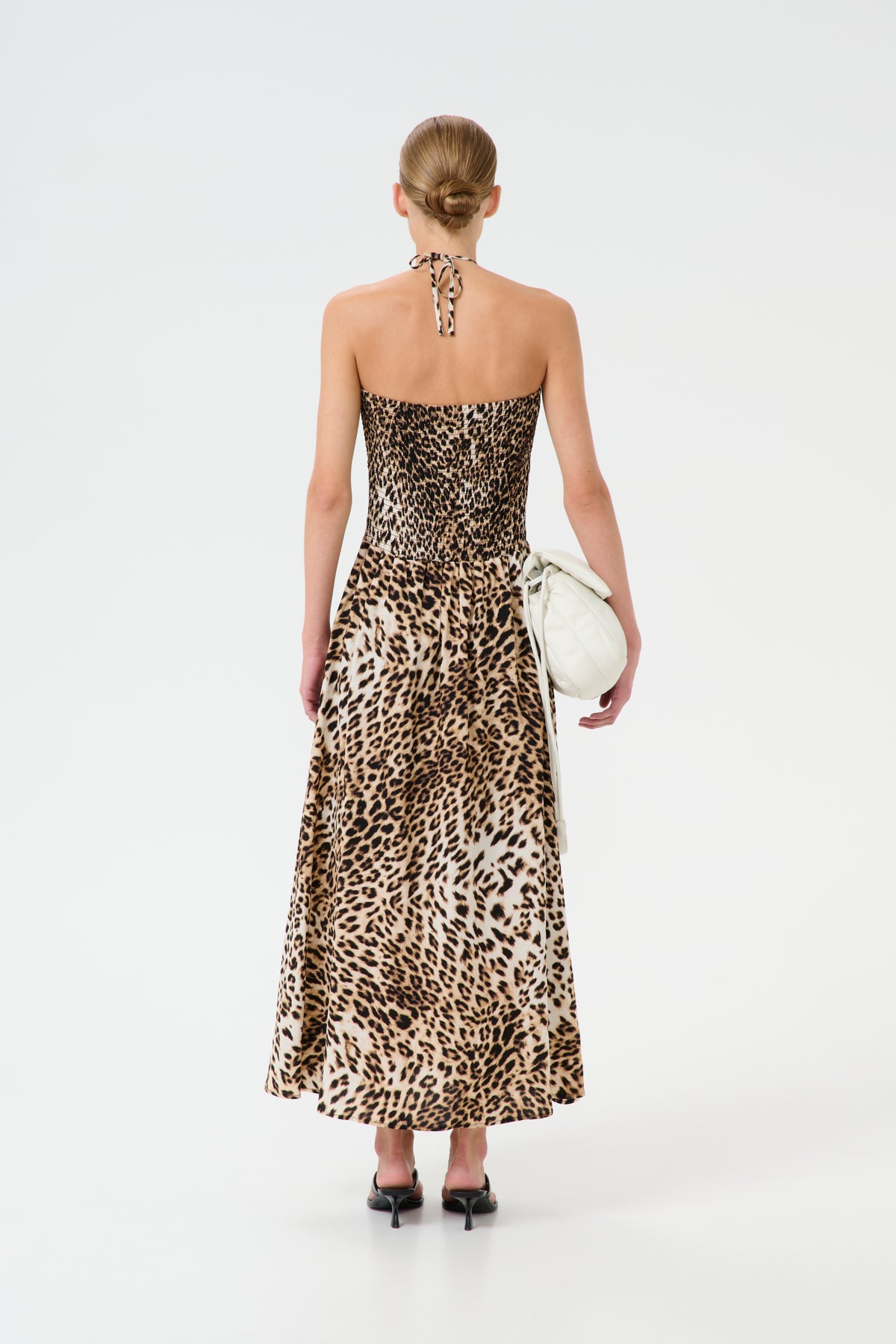 GZgeopa P tubklänning Leopard smörgult