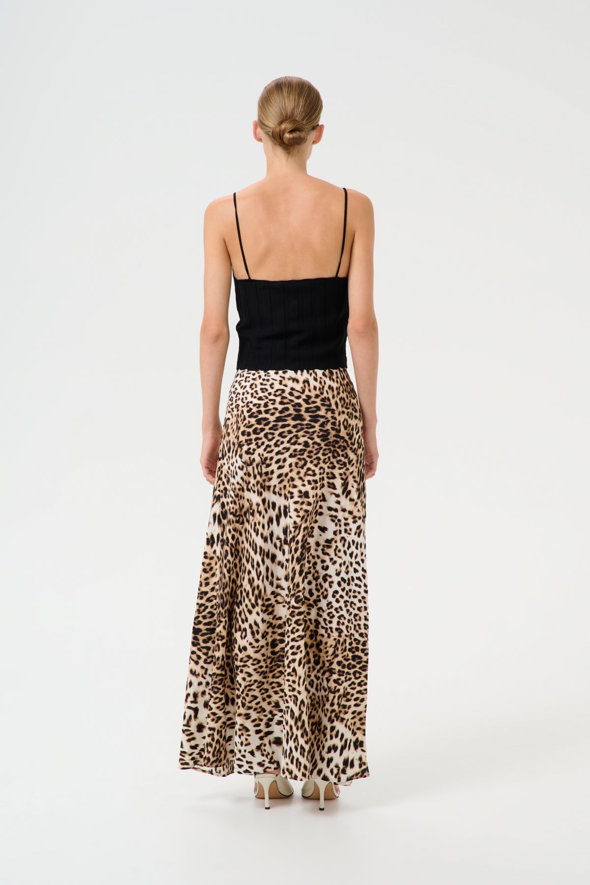 GZgeopa P HW kjol leopard smörgult