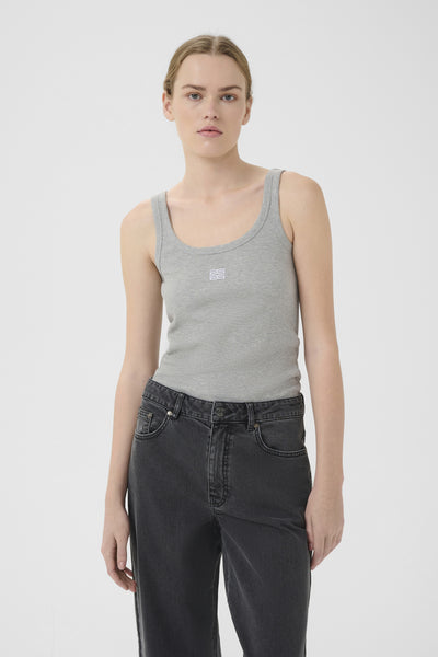 GZdrew mel logo top Grey Mélange - 10910267 Thumbnail