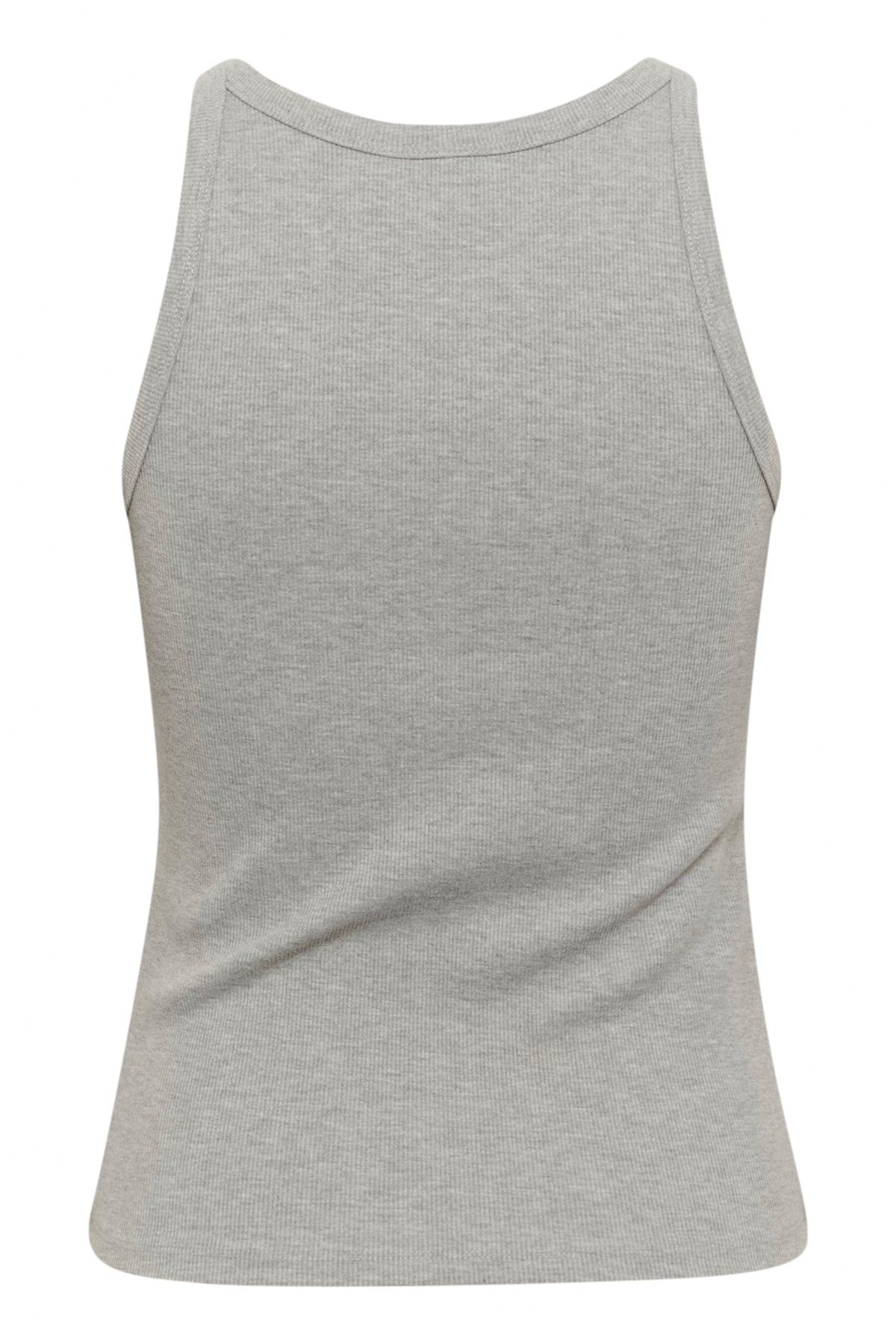 GZdrew mel logo tank Gråmelerad
