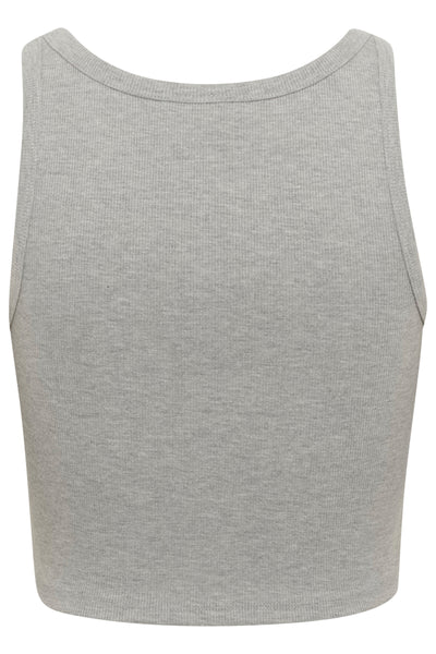 GZdrew mel logo crop top Gråmelerad Thumbnail