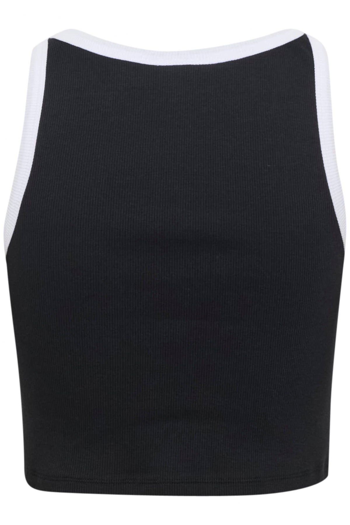 GZdrew contrast logo crop top svart