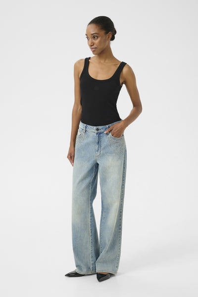 GZzumalin HW jeans Mid blue washed - 10910280 Thumbnail