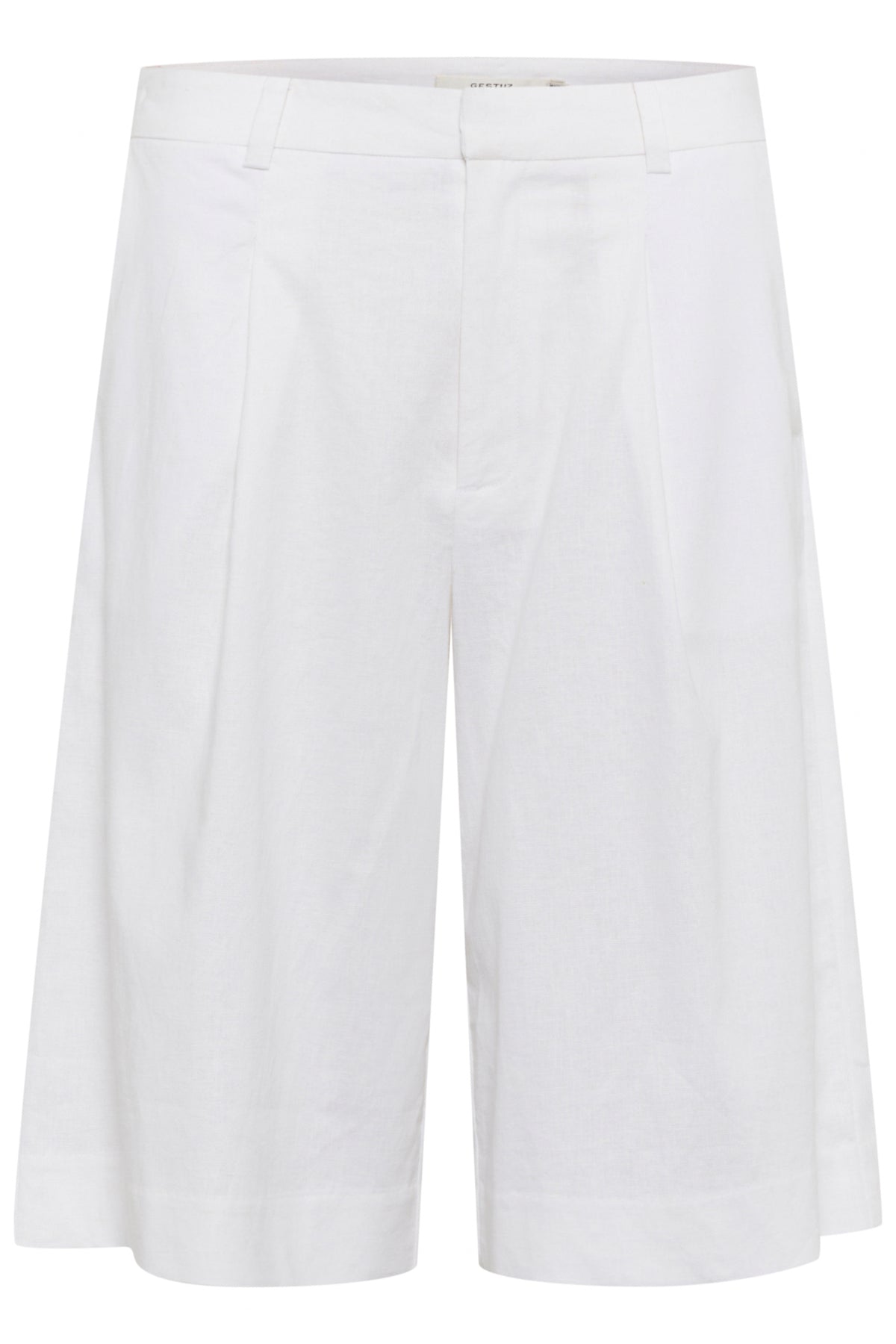 GZizza linen MW shorts Bright White