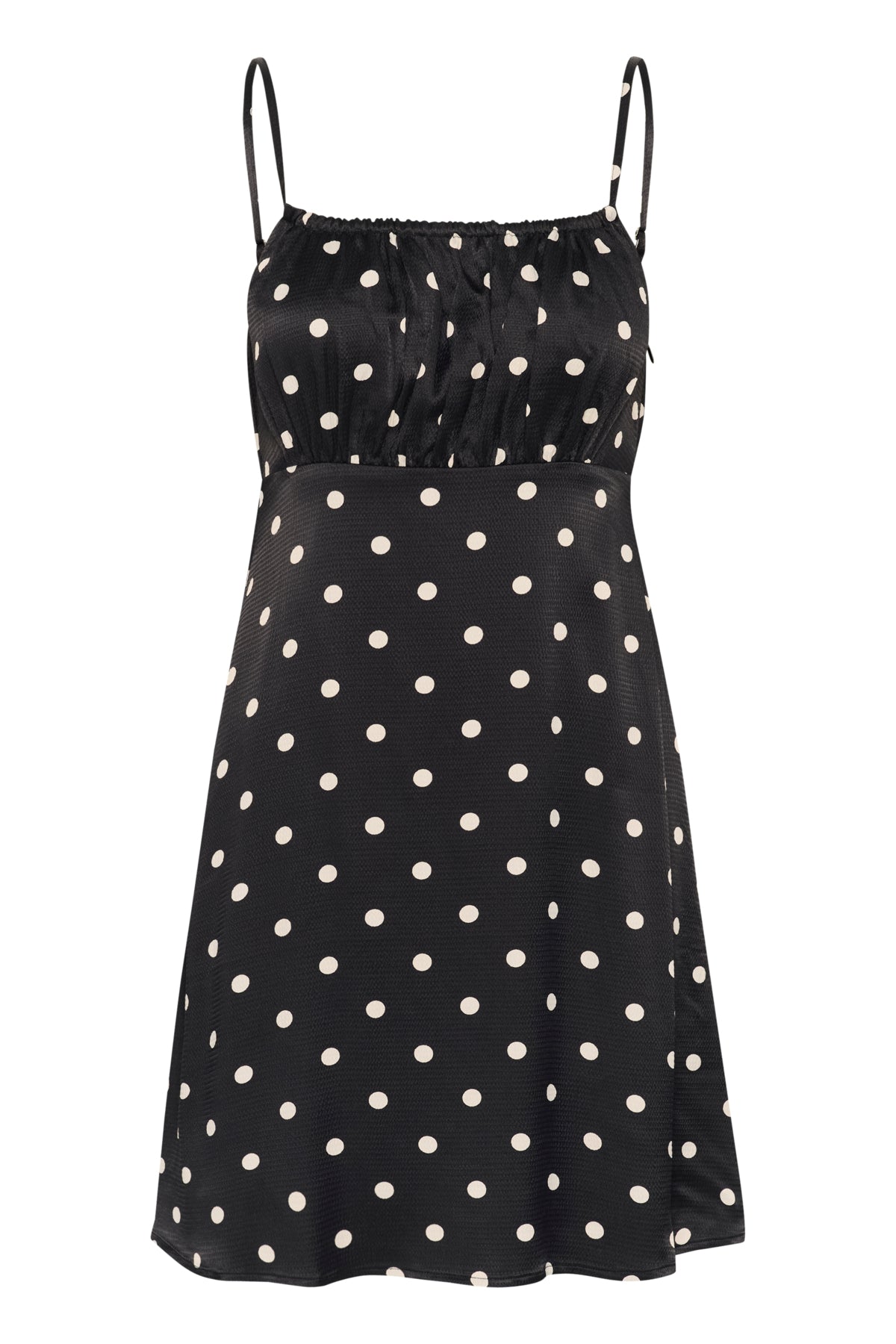 GZdotta P kort klänning Black with egret dot - 10910292