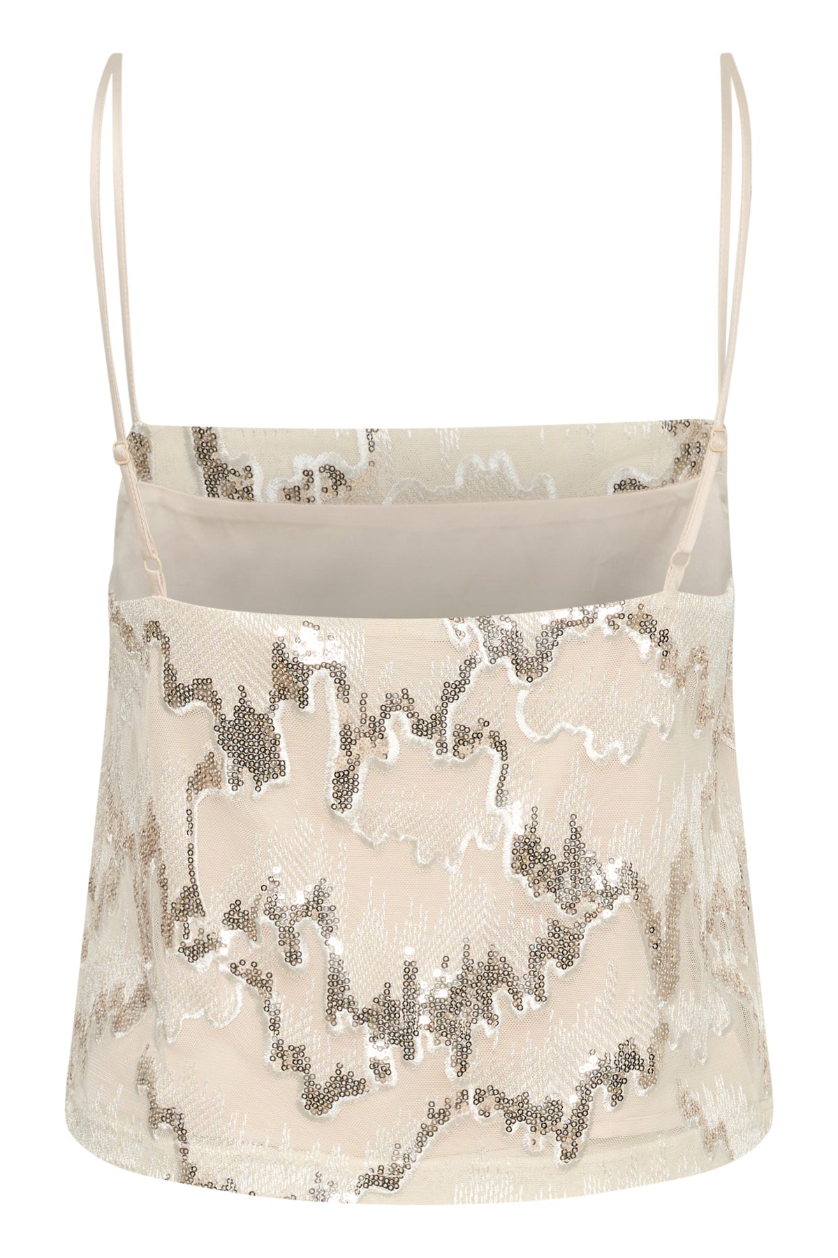 GZsagina singlet top Birch med paljetter