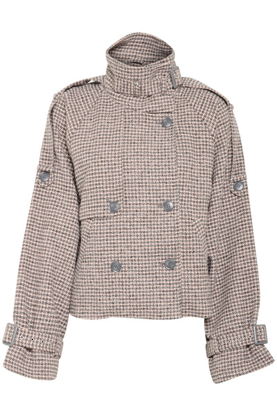 GZavic kort jacka Rose dust/grey houndstooth - 10910324 Thumbnail