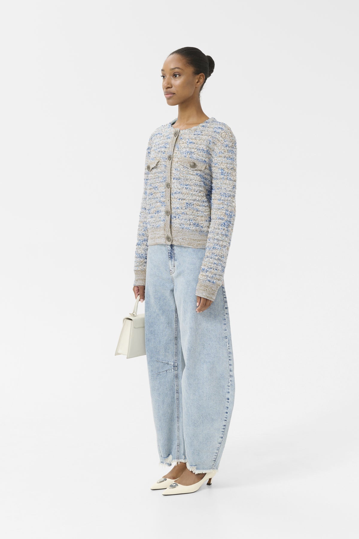 GZcannie cardigan Blue White mix - 10910345