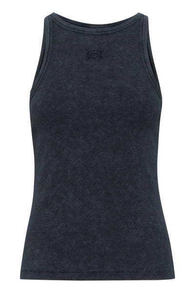 GZdrew washed logo tank Grå tvättad - 10910365 Thumbnail