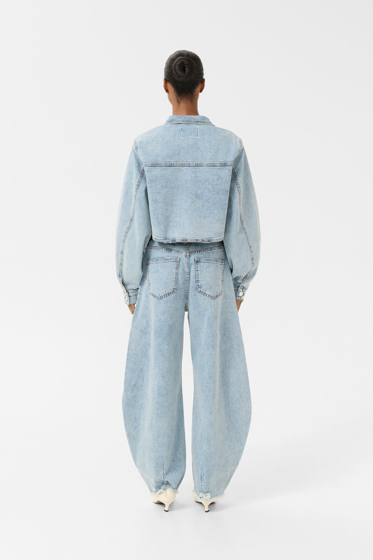 GZdea kort jacka Ljusblå denim - 10910382