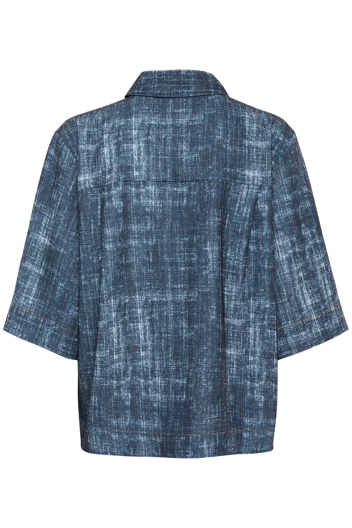 GZdemia P SS-skjorta Dark denim structure - 10910409