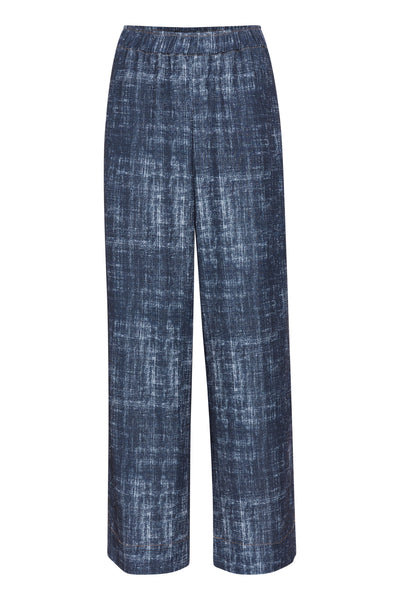 GZdemia P HW pants Dark denim structure - 10910410 Thumbnail