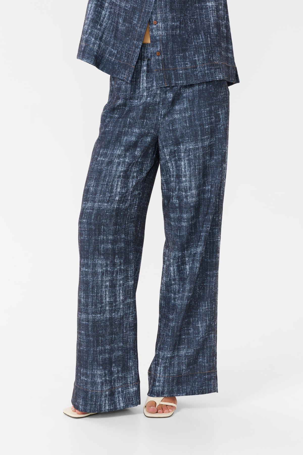 GZdemia P HW pants Dark denim structure - 10910410