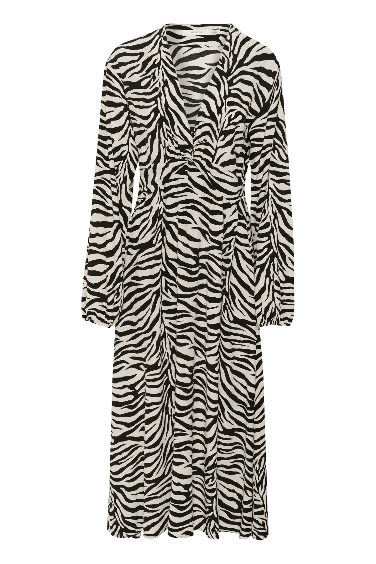 GZveva P LS-klänning Black/Birch tiger - 10910422