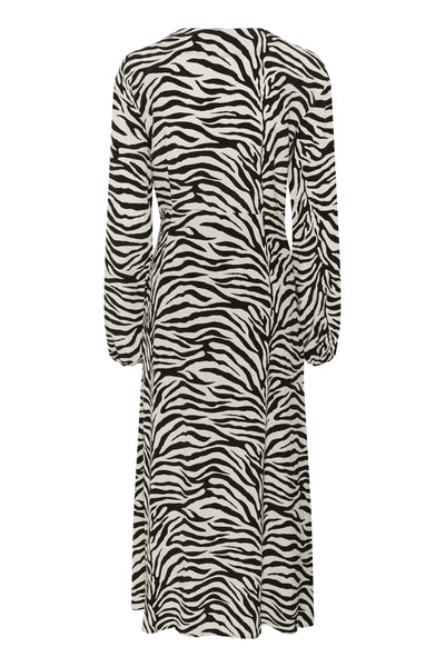 GZveva P LS-klänning Black/Birch tiger - 10910422 Thumbnail