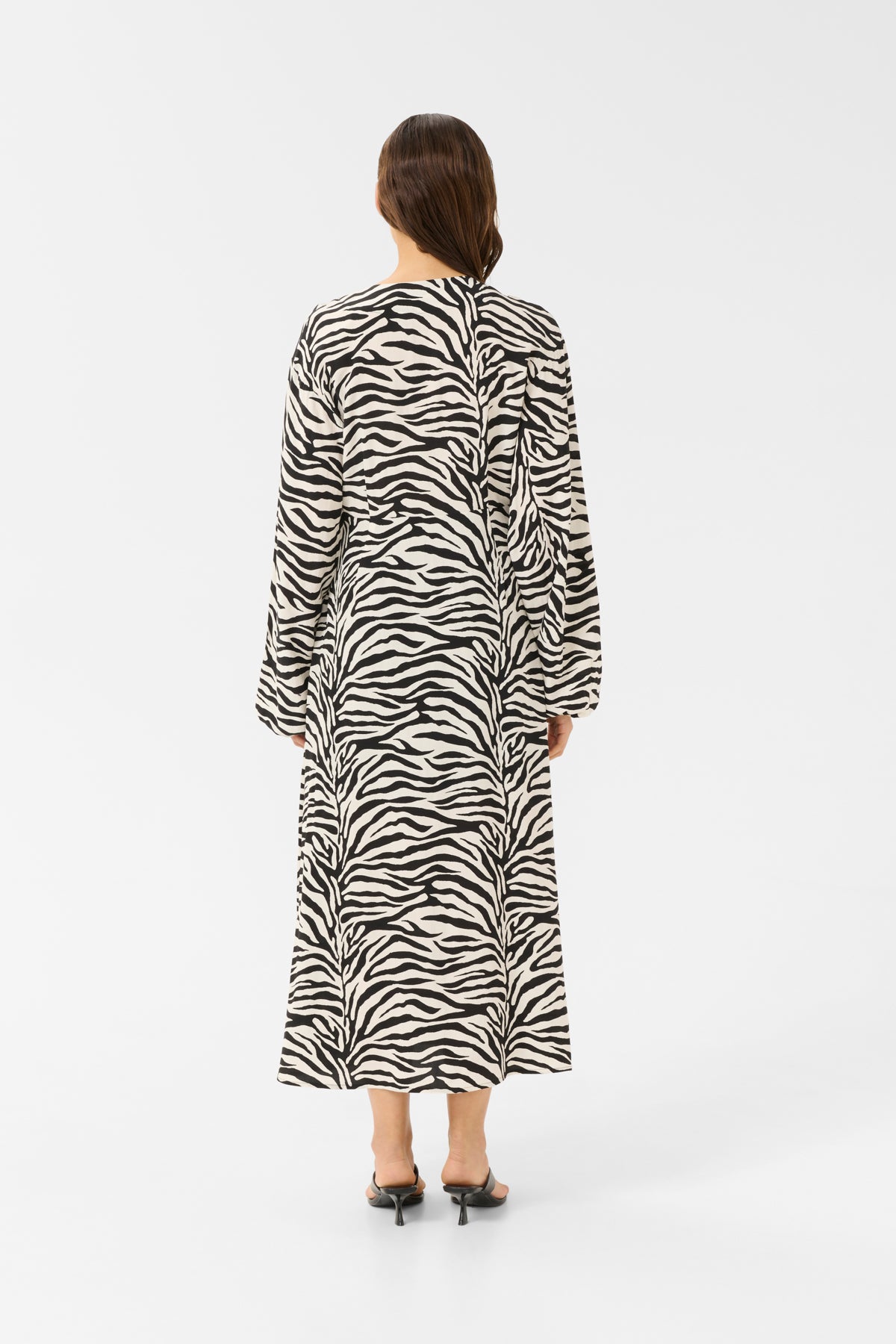 GZveva P LS-klänning Black/Birch tiger - 10910422