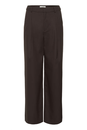 GZpaula melange MW wide pants Molé - 191106 - 10910494