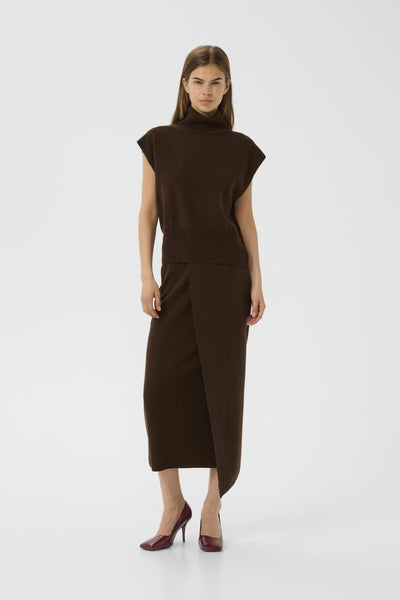 GZmanzi skirt Deep burnt brown - 10910533 Thumbnail