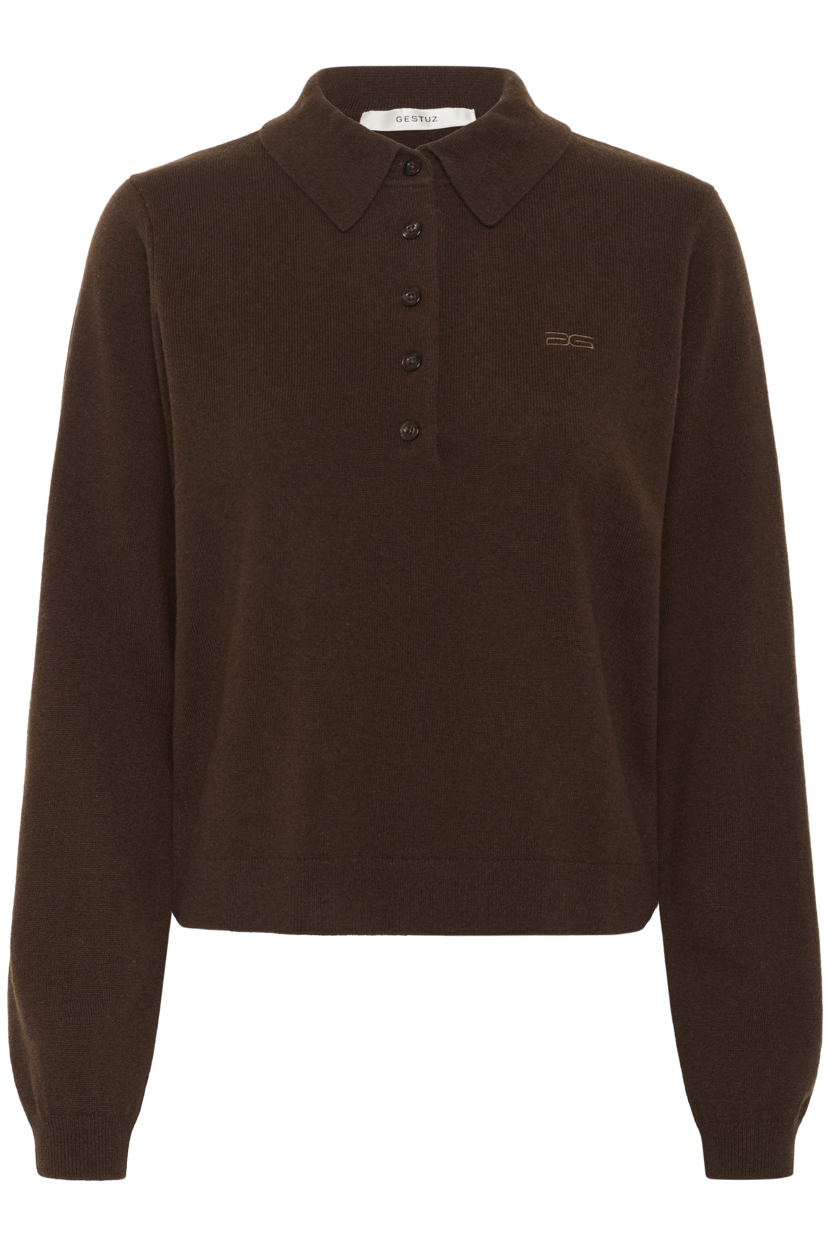 GZmanzi pikétröja Deep burnt brown - 10910534
