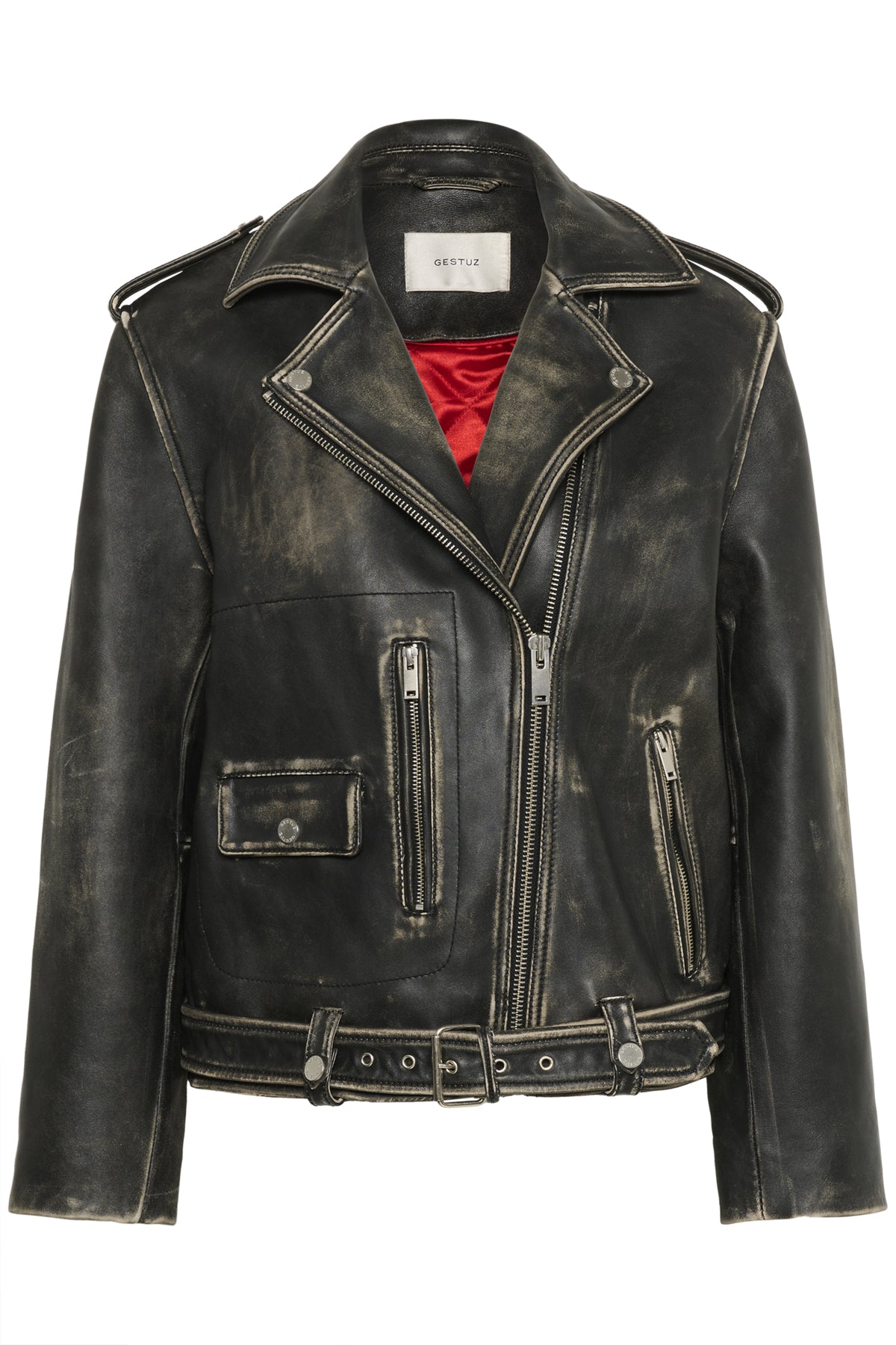 GZrylee bikerjacka Vintage svart - 10910555