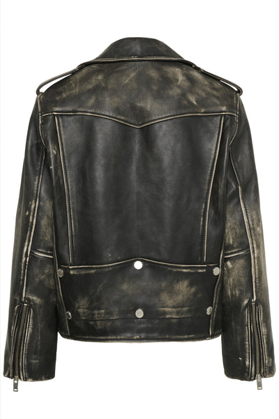 GZrylee bikerjacka Vintage svart - 10910555 Thumbnail