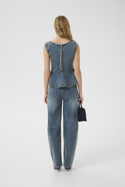 GZviva sl top Vintage blue denim - 10910572 Thumbnail