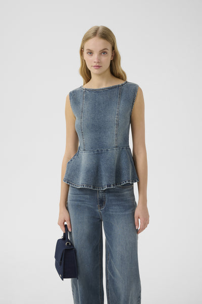 GZviva sl top Vintage blue denim - 10910572 Thumbnail