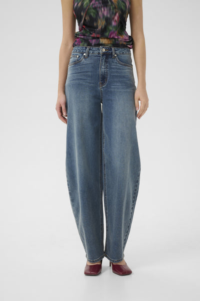 GZviva HW baggy jeans Vintage blue denim - 10910574 Thumbnail
