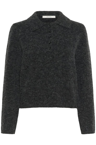GZalpha polotröja Charcoal melange - 106286 - 10910589 Thumbnail